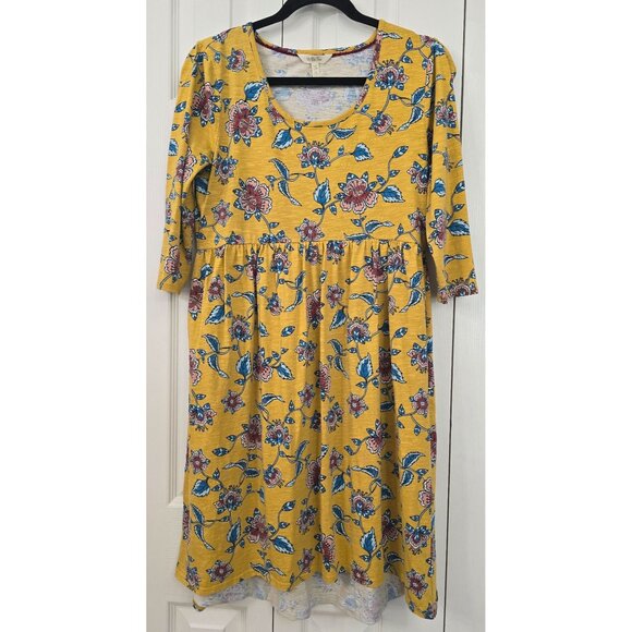 Matilda Jane Dresses & Skirts - Matilda Jane Women's Floral Dress Yellow A Place in the Sun Pattern Size Medium